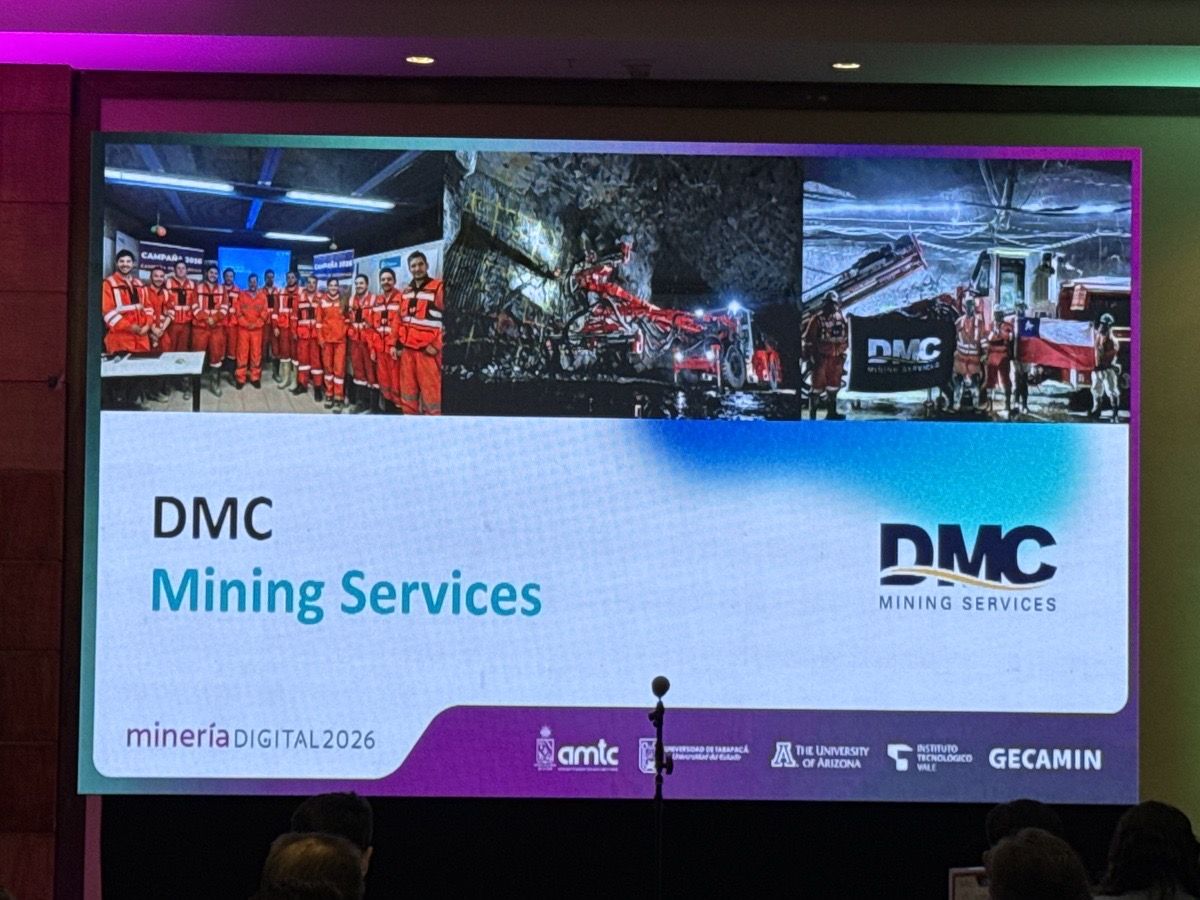 DMC Mining Services, la contratista que compartió su experiencia como usuario del sistema en operación subterránea.