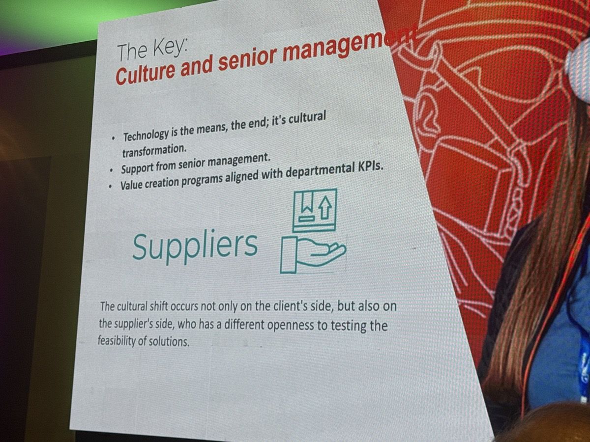 "The key": cultura, respaldo de la alta dirección, KPIs departamentales y proveedores.